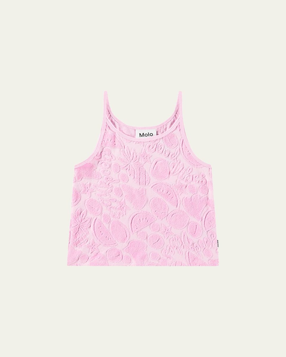 Girl's Rizi Terry Tank Top, Size 2-7